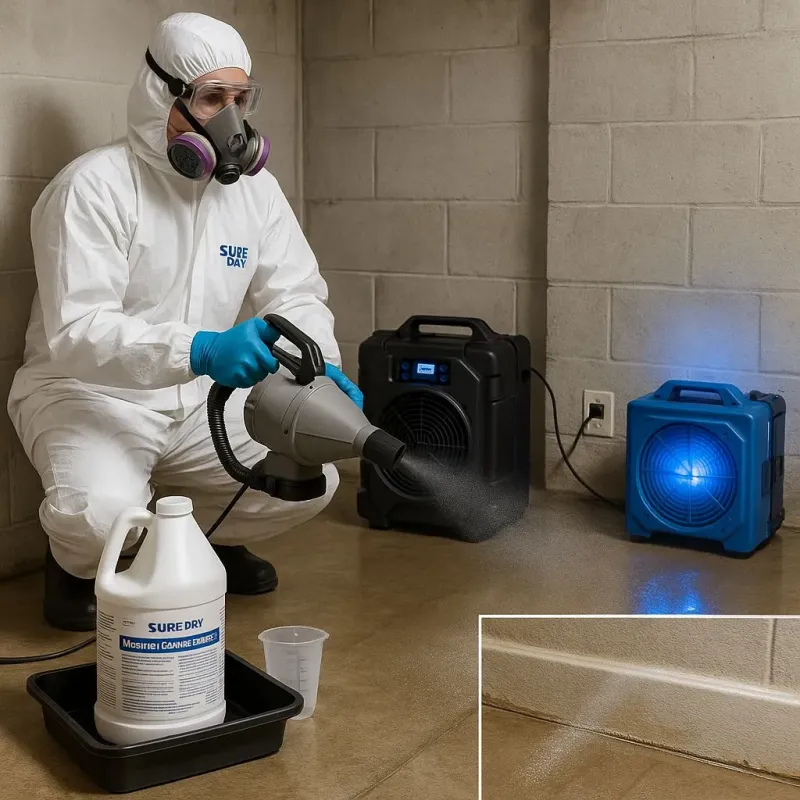 Sanitization and Odor Removal process in Gatesville, NC
